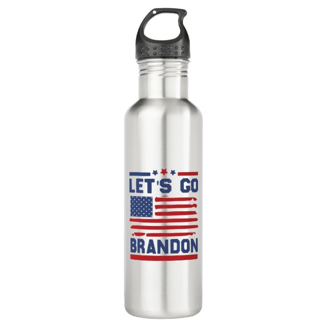 Let’s Go Brandon Stainless Steel Water Bottle (Front)