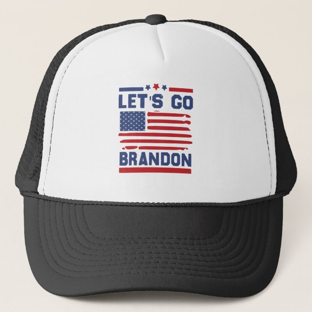 Let’s Go Brandon Trucker Hat (Front)
