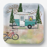 Let’s Go Camping Paper Plate