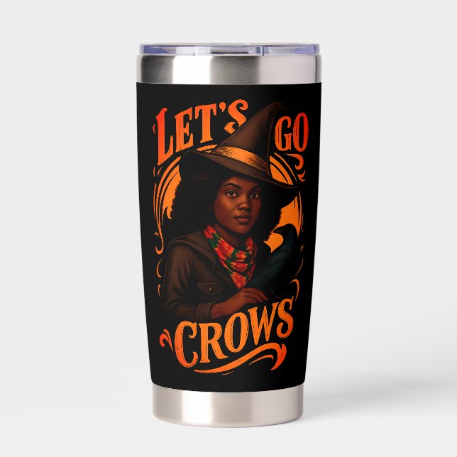 Let’s Go Crows-Witch One Insulated Tumbler (Front)