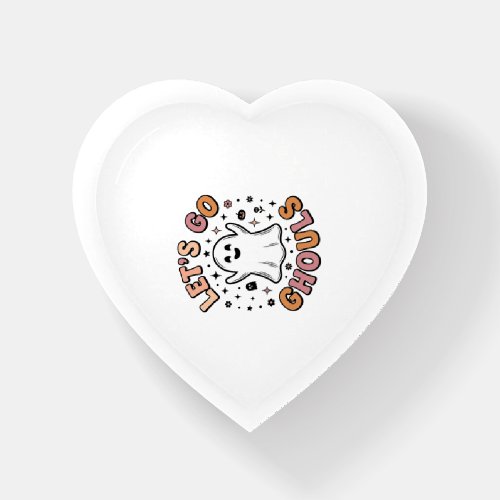 Let’s Go Ghouls Cute Halloween Ghost  Paperweight
