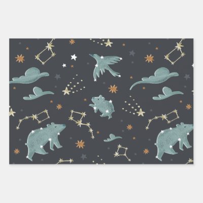 Let’s Go To Space  Wrapping Paper Sheets