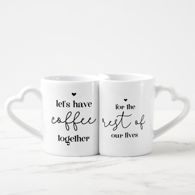 Let’s Have Coffee Together Mug Set (Front Nesting)