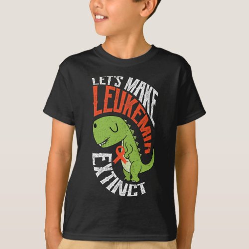Lets Make Leukemia Extinct Dinosaur Hematologist  T_Shirt