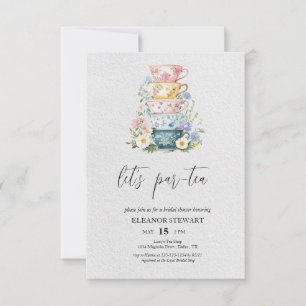 Let’s Par-Tea Tea Party Invitation