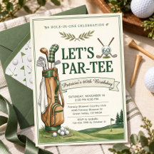Let’s Par-Tee Birthday Golf Theme Party Sports