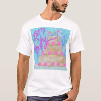 Let’s party sandcastle beach mermaid T-Shirt