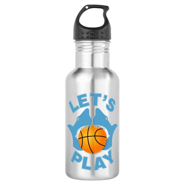 Let’s play basketball water bottle (Front)