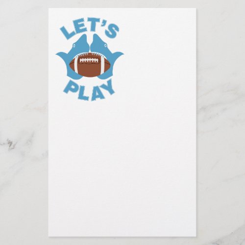 Lets play football flyer