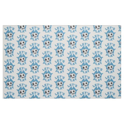 Let’s play soccer fabric