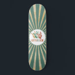Let’s Rock and Roll Vintage Skateboard<br><div class="desc">These rock n roll skateboards are modern and one of a kind. With a funky vintage design kids and teens will love these.</div>