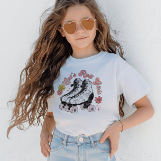 Let’s Roll Girls | Retro Roller Skating T-Shirt
