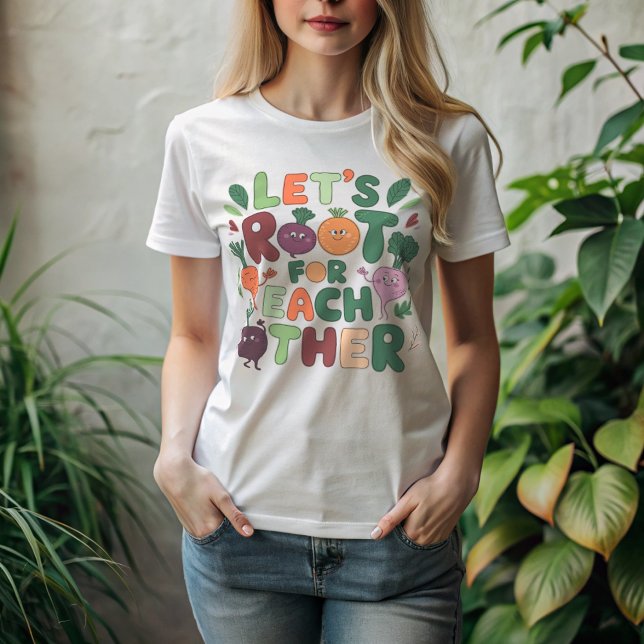 “Let’s Root For Each Others” - Women's Relaxed T-S T-Shirt (Creator Uploaded)