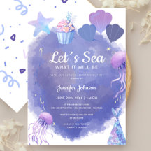 Let´s Sea Gender Reveal Ocean Gender Reveal Party