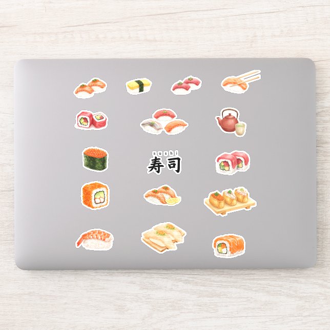 Let’s sushi and party! sticker (Computer)