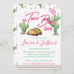 Let’s Taco ‘Bout Love Engagement Party Invitation