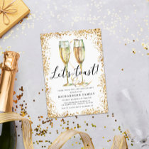 Let’s Toast New Year Party Invitation