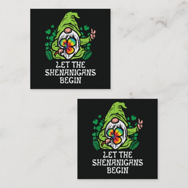 Let Shenanigans Begin Note Card (Front/Back)