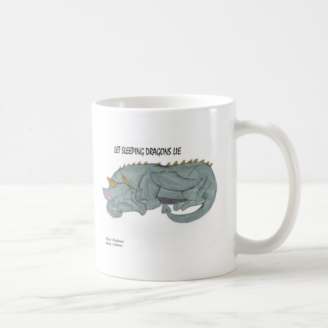 Let Sleeping Dragons Lie mug (Right)