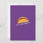 Let Taco 'bout it Funny Taco Slogan (Front)