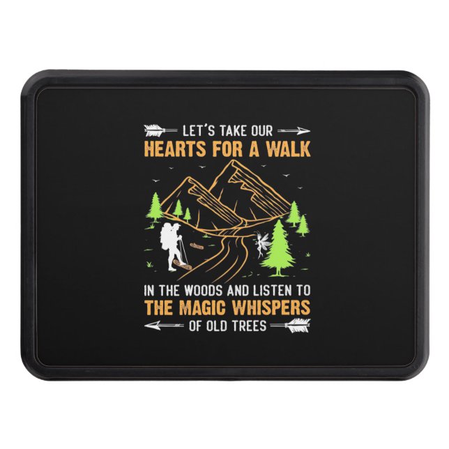 Let Take Our Hearts For A Walk Hitch Cover (Front)