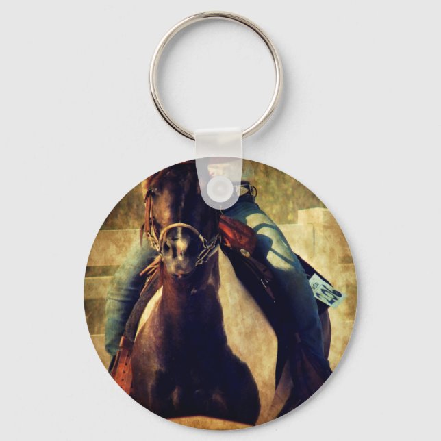 Let that Pinto Pony Run Keychain (Front)