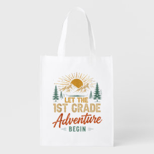 Let The 1st Grade Adventure Begin Grocery Bag