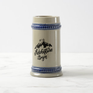 let the adventure begin amazing design chill out beer stein