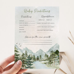 Let the Adventure Begin Baby Predictions Game