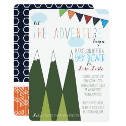 Let the Adventure Begin Baby Shower Card