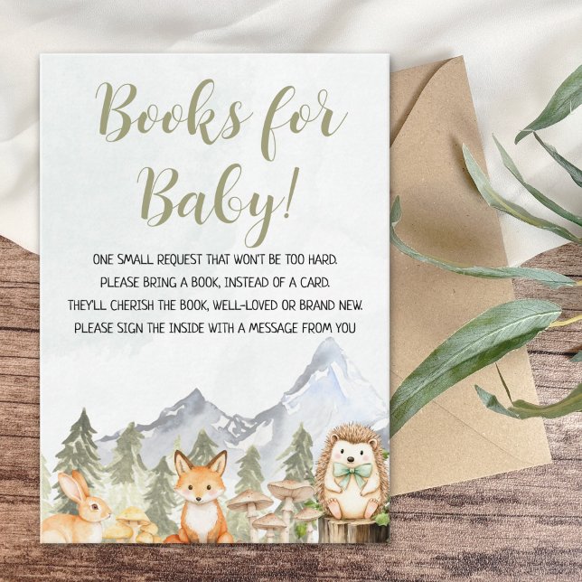 Let the Adventure Begin Baby Shower Design Enclosure Card (Creator Uploaded)
