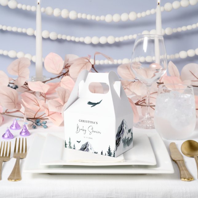 Let The Adventure Begin Baby Shower Favor Boxes (Wedding)