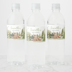 Let the Adventure Begin Baby Shower Water Bottle Label