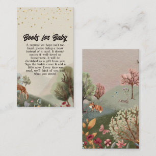 Let The Adventure Begin Books For Baby Request Enclosure Card