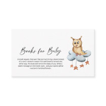 Let the Adventure Begin Books for Baby Shower  Enclosure Card