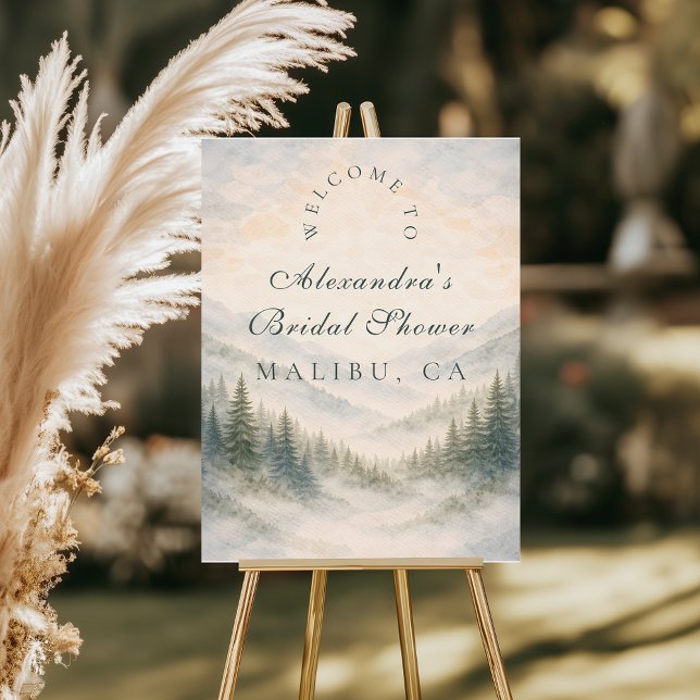 Let The Adventure Begin Bridal Shower Foam Board (Creator Uploaded)