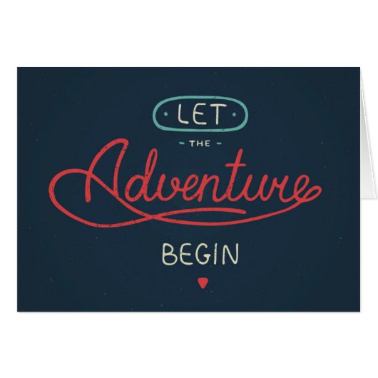 Let The Adventure Begin Cards (Front Horizontal)