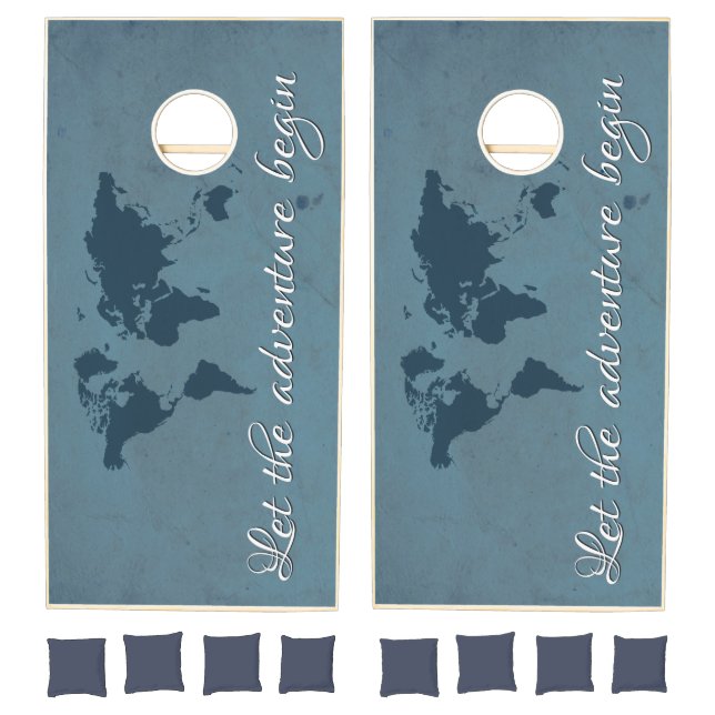 Let the adventure begin cornhole set (Set)