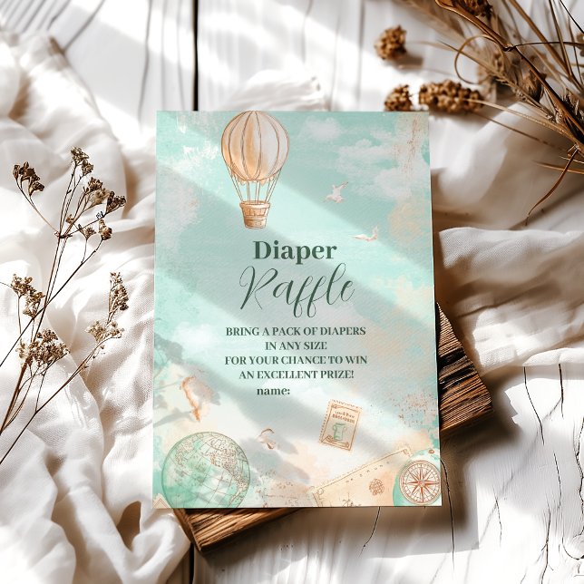 Let the Adventure Begin Diapper Raffle Enclosure Card (Creator Uploaded)