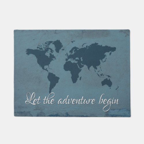 Let the adventure begin doormat