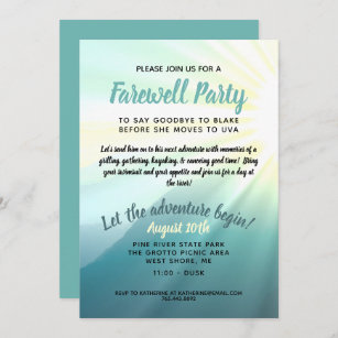 going away party invitation template