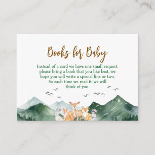 Let the Adventure Begin Forest Books for Baby Enclosure Card