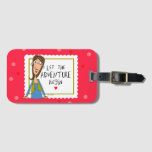 Let The Adventure Begin Luggage Tag at Zazzle