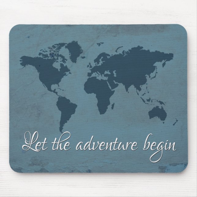 Let the adventure begin mouse pad (Front)