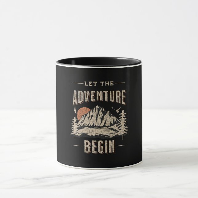 Let the adventure begin mug (Center)