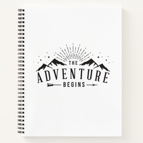 Let the Adventure Begin Notebook