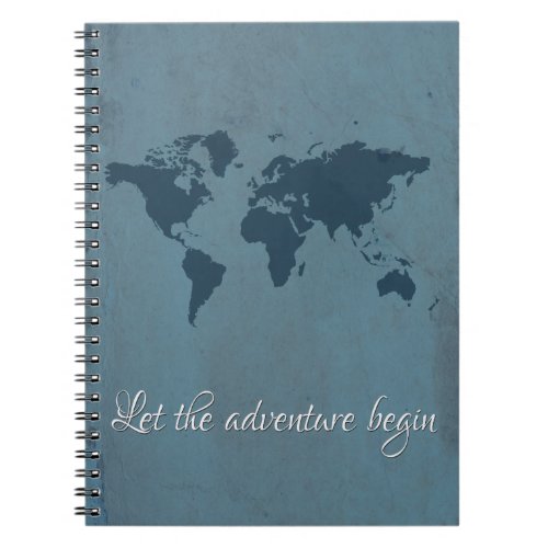 Let the adventure begin notebook