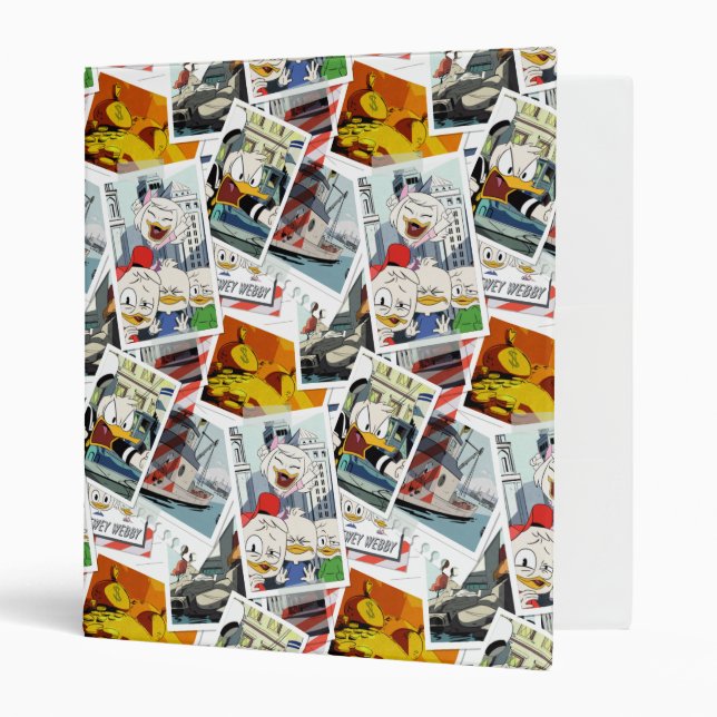 Let the Adventure Begin Pattern 3 Ring Binder (Front/Inside)