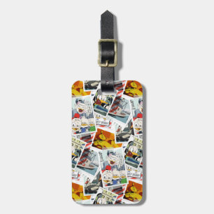 Let the Adventure Begin Pattern Luggage Tag