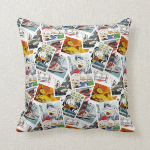 Let the Adventure Begin Pattern Throw Pillow